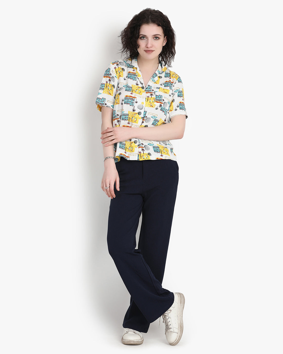 Seaside Serenity Crop Shirt