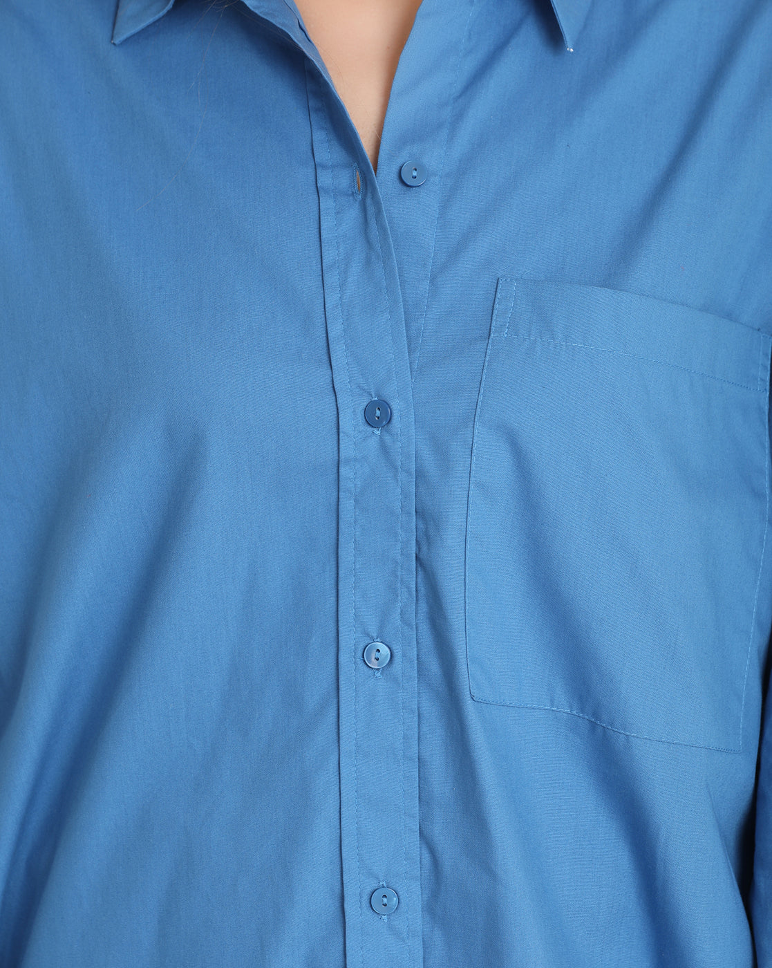 Cerulean Comfort Button-Down Shirt