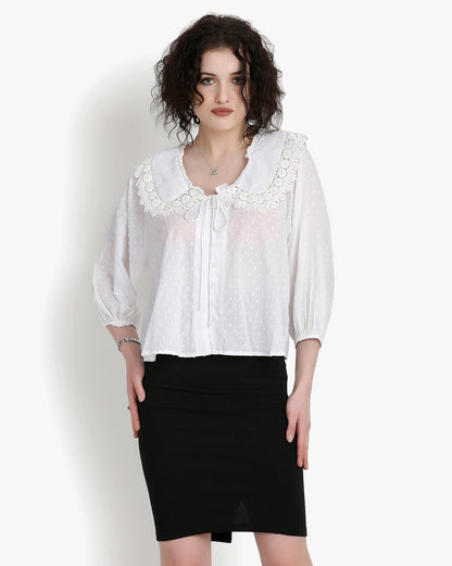 Croatian Lace Elegance Top