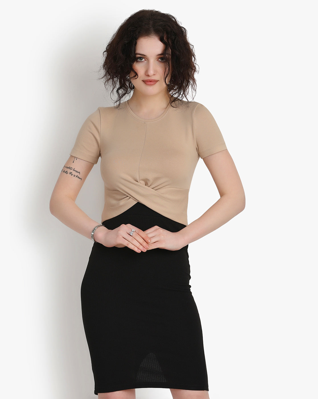 Vanilla Twist Crop Top