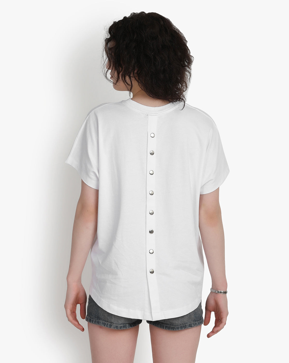 Casual Elegance Back-Button Top